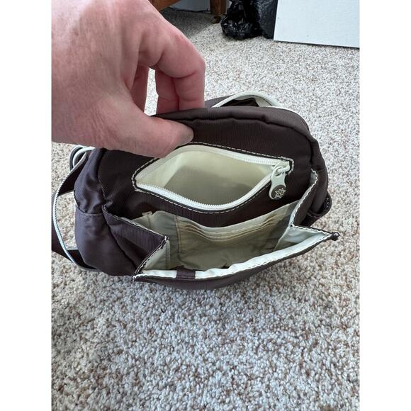 Sherpani Crossbody bag/purse, Lots of pockets! Brown Canvas - Picture 9 of 12